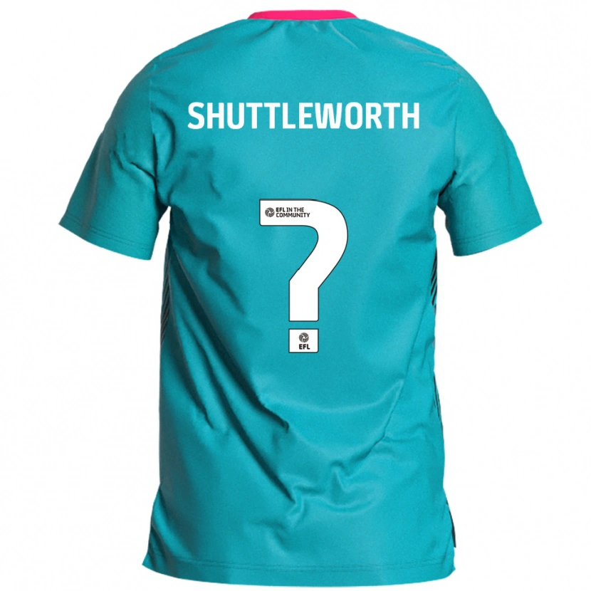 Danxen Kinder Hannah Shuttleworth #0 Himmelblau Pink Auswärtstrikot Trikot 2025/26 T-Shirt Österreich