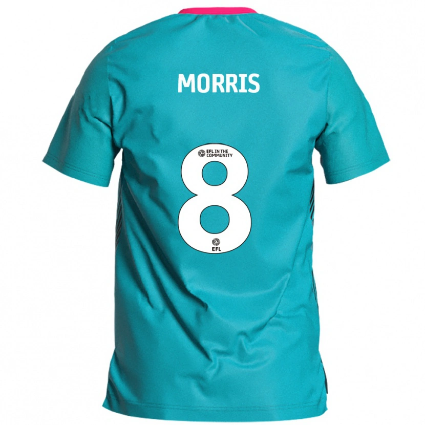 Danxen Kinder Bryn Morris #8 Himmelblau Pink Auswärtstrikot Trikot 2025/26 T-Shirt Österreich