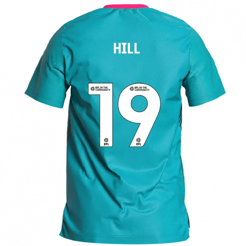 Danxen Kinder Tom Hill #19 Himmelblau Pink Auswärtstrikot Trikot 2025/26 T-Shirt Österreich