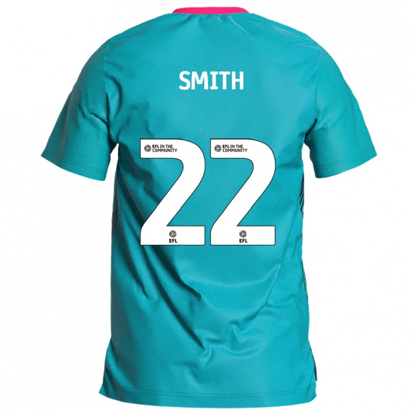 Danxen Kinder Reece Smith #22 Himmelblau Pink Auswärtstrikot Trikot 2025/26 T-Shirt Österreich