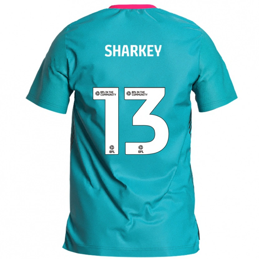 Danxen Kinder Toby Sharkey #13 Himmelblau Pink Auswärtstrikot Trikot 2025/26 T-Shirt Österreich