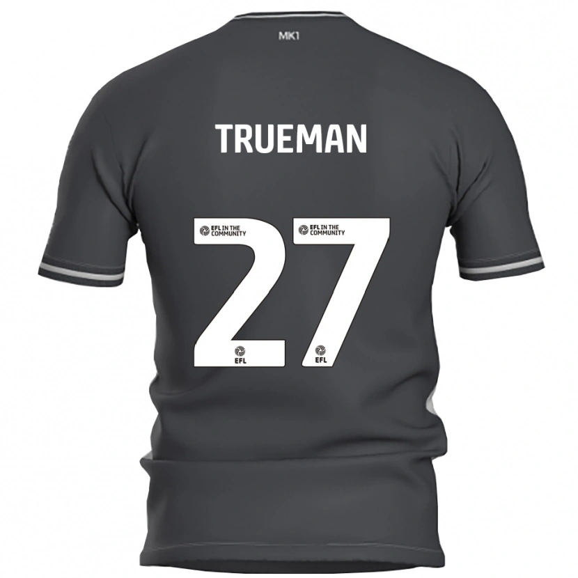 Danxen Kinder Connal Trueman #27 Grau Silber Auswärtstrikot Trikot 2025/26 T-Shirt Österreich