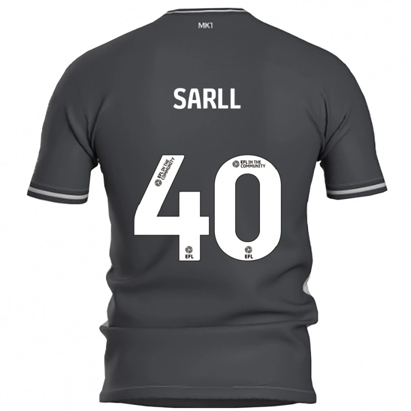 Danxen Kinder Amelie Sarll #40 Grau Silber Auswärtstrikot Trikot 2025/26 T-Shirt Österreich