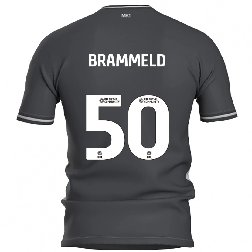 Danxen Kinder Michael Brammeld #50 Grau Silber Auswärtstrikot Trikot 2025/26 T-Shirt Österreich