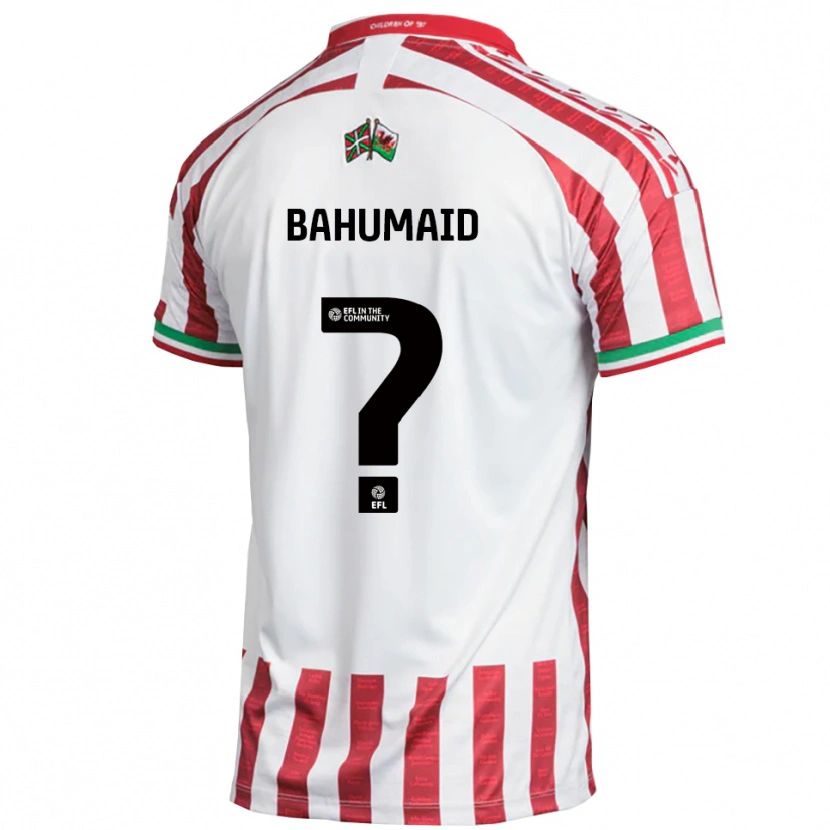 Danxen Kinder Jaden Bahumaid #0 Rot Weiß Auswärtstrikot Trikot 2025/26 T-Shirt Österreich
