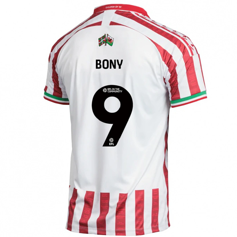 Danxen Kinder Orphee Bony #9 Rot Weiß Auswärtstrikot Trikot 2025/26 T-Shirt Österreich