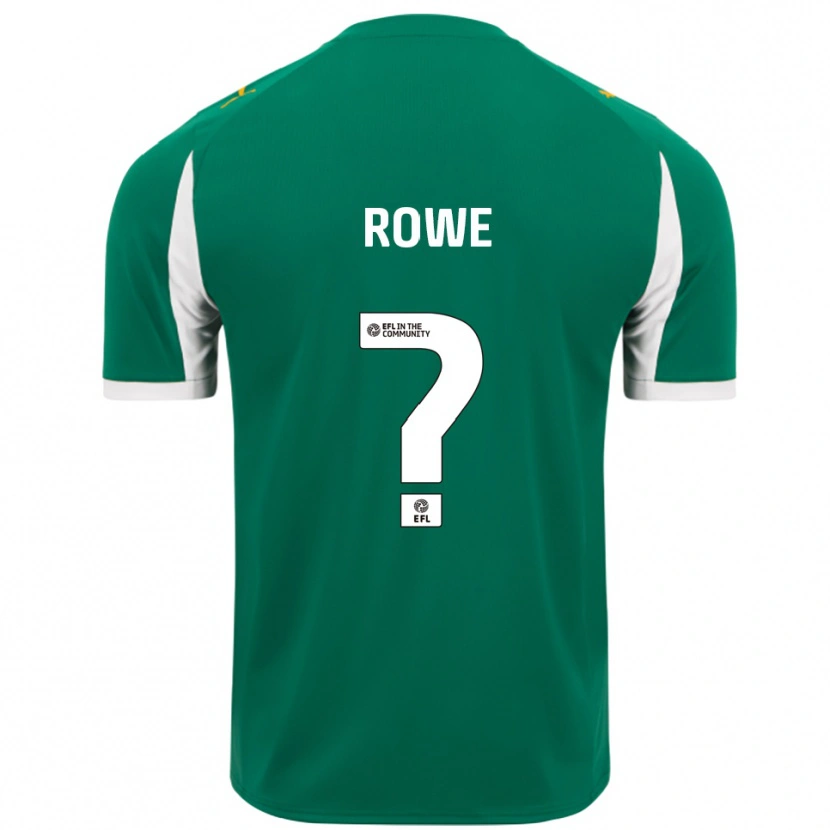 Danxen Kinder Adam Rowe #0 Grün Weiß Auswärtstrikot Trikot 2025/26 T-Shirt Österreich