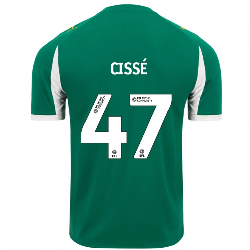 Danxen Kinder Cassius Cissé #47 Grün Weiß Auswärtstrikot Trikot 2025/26 T-Shirt Österreich