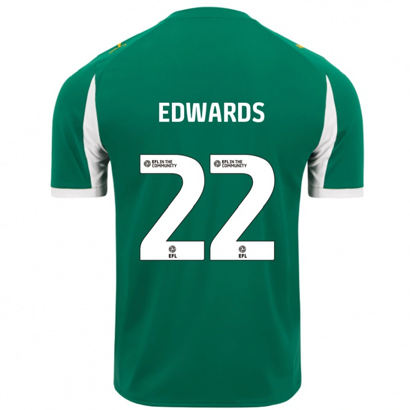 Danxen Kinder Curtis Edwards #22 Grün Weiß Auswärtstrikot Trikot 2025/26 T-Shirt Österreich