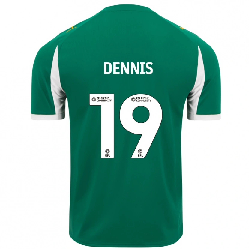 Danxen Kinder Matthew Dennis #19 Grün Weiß Auswärtstrikot Trikot 2025/26 T-Shirt Österreich