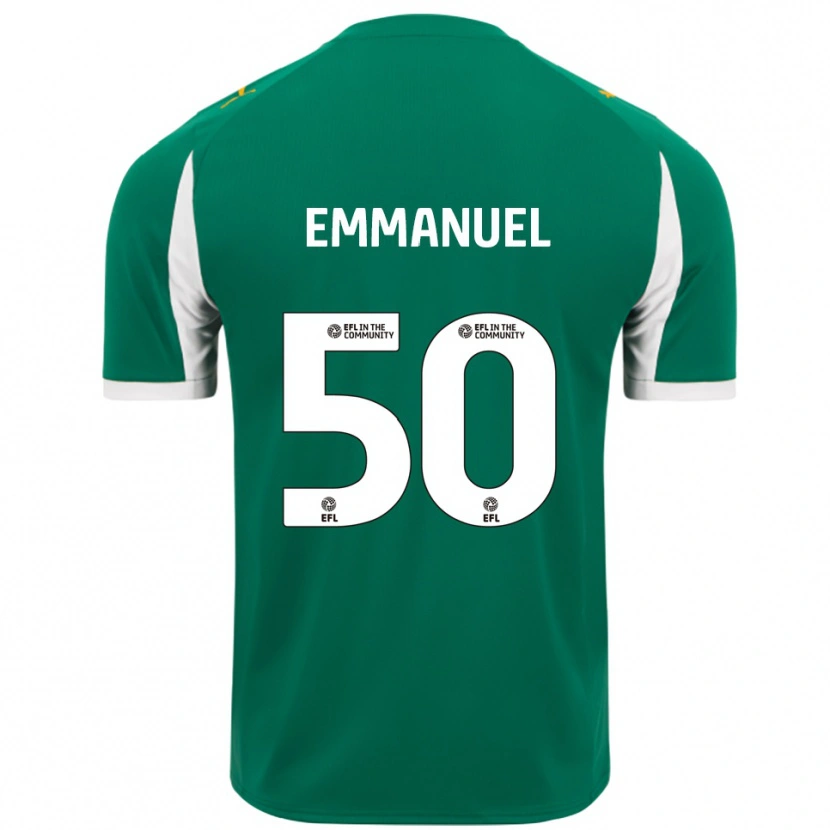 Danxen Kinder Daniel Emmanuel #50 Grün Weiß Auswärtstrikot Trikot 2025/26 T-Shirt Österreich