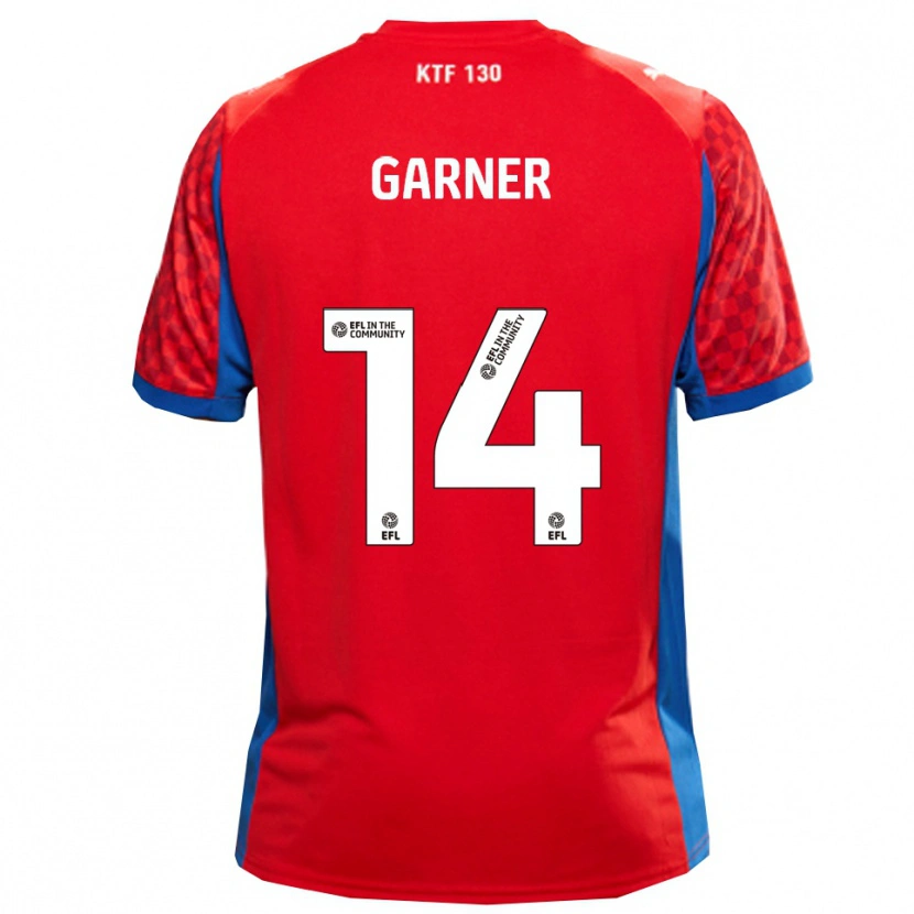 Danxen Kinder Joe Garner #14 Rot Blau Auswärtstrikot Trikot 2025/26 T-Shirt Österreich
