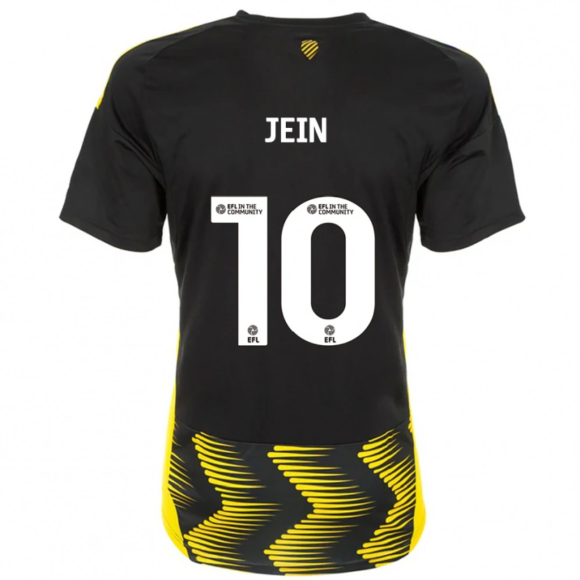 Danxen Kinder Shaunna Jein #10 Schwarz Gelb Auswärtstrikot Trikot 2025/26 T-Shirt Österreich
