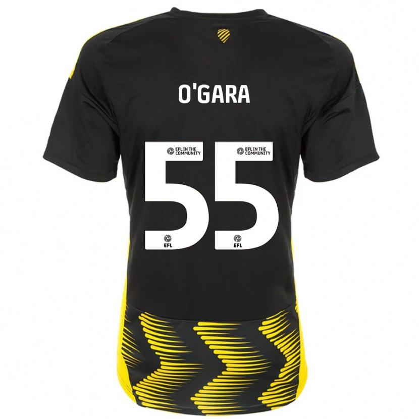 Danxen Kinder Harry O'gara #55 Schwarz Gelb Auswärtstrikot Trikot 2025/26 T-Shirt Österreich