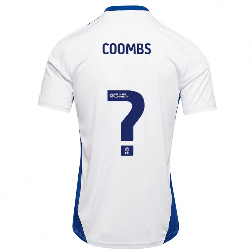 Danxen Kinder Adam Coombs #0 Weiß Blau Auswärtstrikot Trikot 2025/26 T-Shirt Österreich