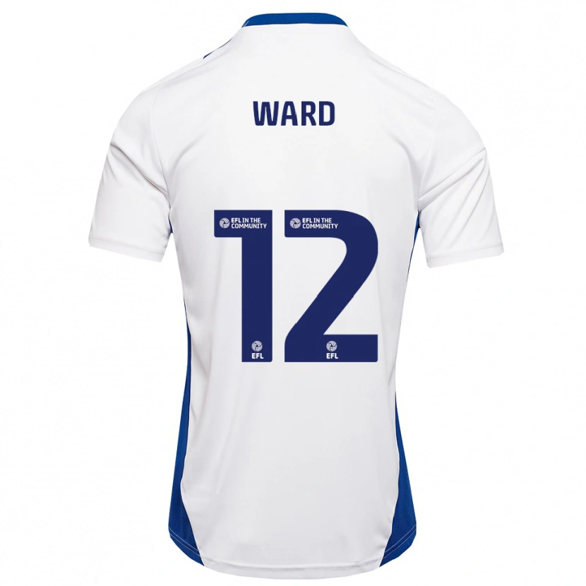 Danxen Kinder Lewis Ward #12 Weiß Blau Auswärtstrikot Trikot 2025/26 T-Shirt Österreich
