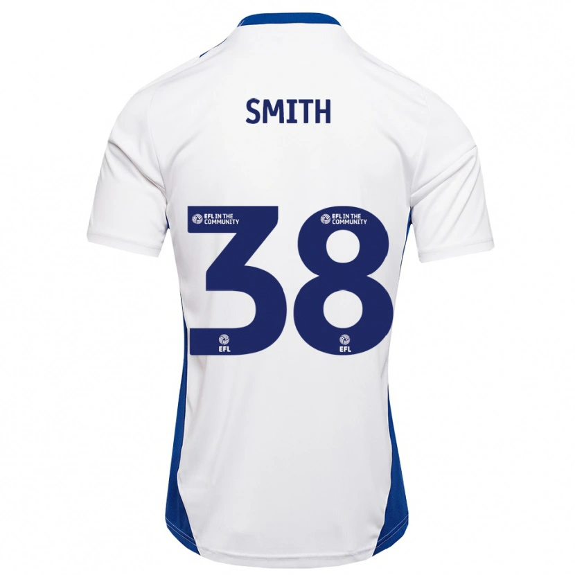 Danxen Kinder Sam Smith #38 Weiß Blau Auswärtstrikot Trikot 2025/26 T-Shirt Österreich