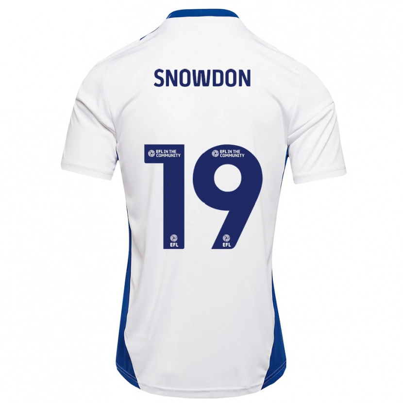 Danxen Kinder Joe Snowdon #19 Weiß Blau Auswärtstrikot Trikot 2025/26 T-Shirt Österreich