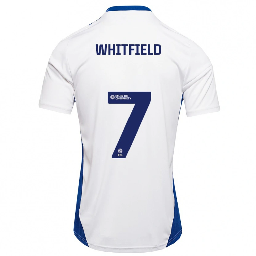 Danxen Kinder Max Whitfield #7 Weiß Blau Auswärtstrikot Trikot 2025/26 T-Shirt Österreich