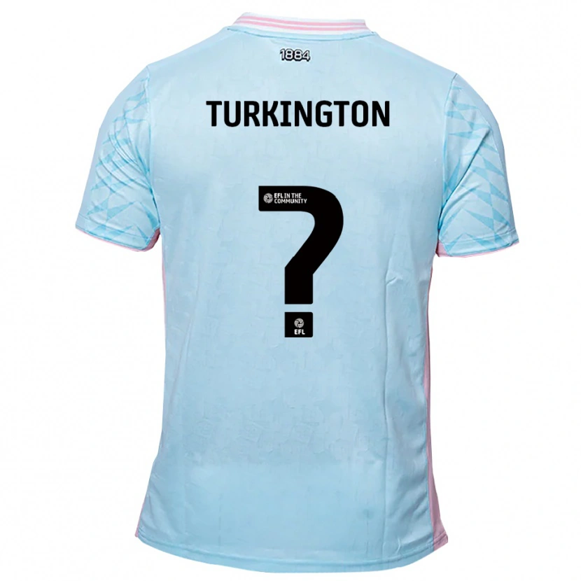 Danxen Kinder Livvi Turkington #0 Himmelblau Pink Auswärtstrikot Trikot 2025/26 T-Shirt Österreich
