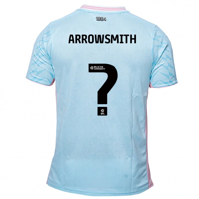 Danxen Kinder Izzy Arrowsmith #0 Himmelblau Pink Auswärtstrikot Trikot 2025/26 T-Shirt Österreich