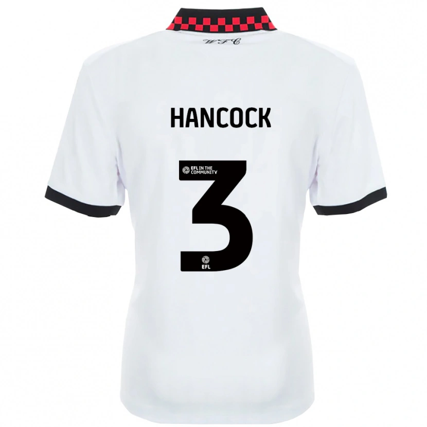 Danxen Kinder Mason Hancock #3 Weiß Schwarz Auswärtstrikot Trikot 2025/26 T-Shirt Österreich