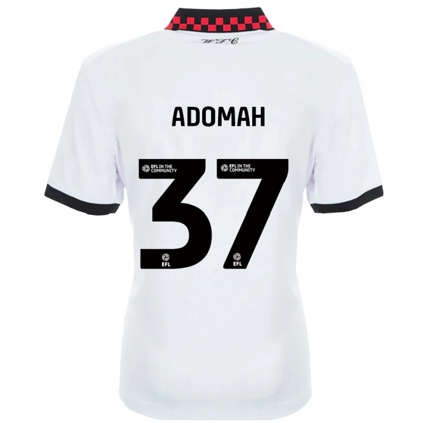 Danxen Kinder Albert Adomah #37 Weiß Schwarz Auswärtstrikot Trikot 2025/26 T-Shirt Österreich