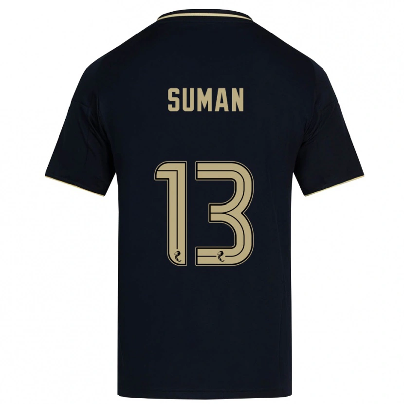 Danxen Kinder Nick Suman #13 Marine Gold Auswärtstrikot Trikot 2025/26 T-Shirt Österreich