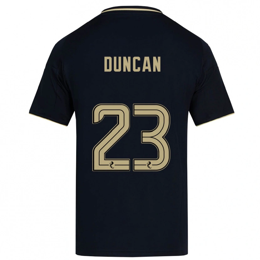 Danxen Kinder Ryan Duncan #23 Marine Gold Auswärtstrikot Trikot 2025/26 T-Shirt Österreich