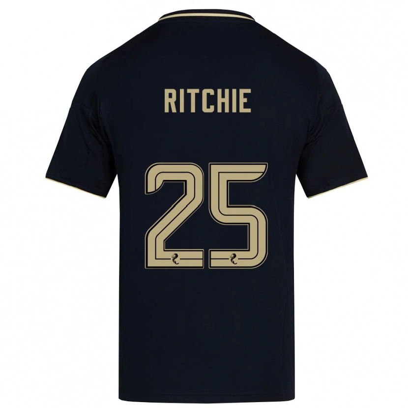 Danxen Kinder Tom Ritchie #25 Marine Gold Auswärtstrikot Trikot 2025/26 T-Shirt Österreich