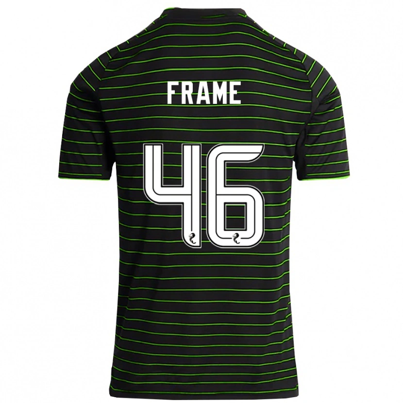 Danxen Kinder Mitchel Frame #46 Schwarz Grün Auswärtstrikot Trikot 2025/26 T-Shirt Österreich
