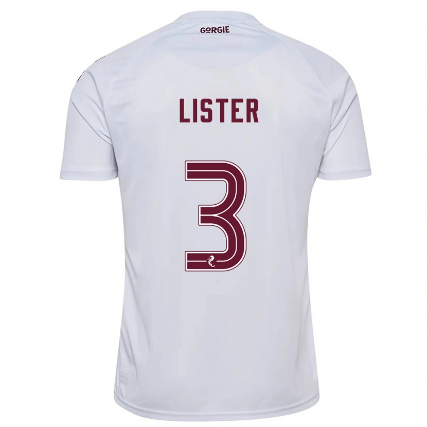 Danxen Kinder Henry James #3 Weiß Burgunderrot Auswärtstrikot Trikot 2025/26 T-Shirt Österreich