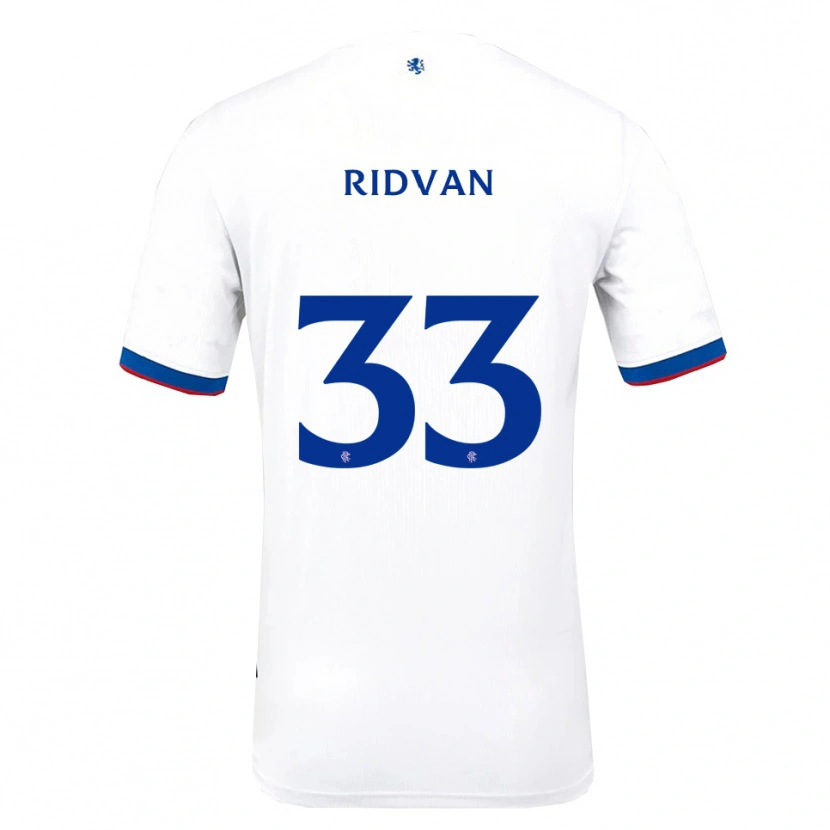 Danxen Kinder Rıdvan Yılmaz #33 Weiß Rot Blau Auswärtstrikot Trikot 2025/26 T-Shirt Österreich