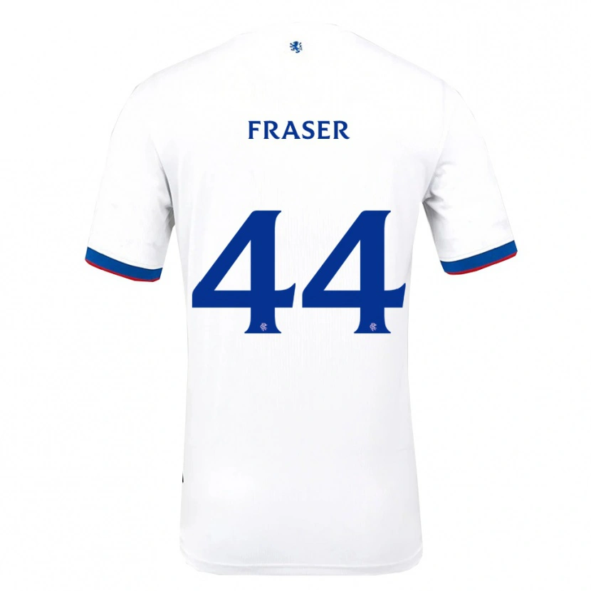 Danxen Kinder Robbie Fraser #44 Weiß Rot Blau Auswärtstrikot Trikot 2025/26 T-Shirt Österreich