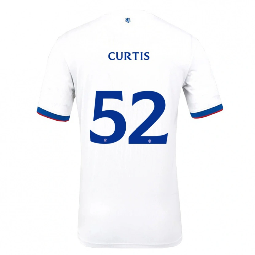 Danxen Kinder Findlay Curtis #52 Weiß Rot Blau Auswärtstrikot Trikot 2025/26 T-Shirt Österreich