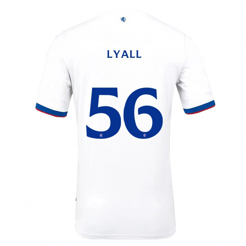 Danxen Kinder Arron Lyall #56 Weiß Rot Blau Auswärtstrikot Trikot 2025/26 T-Shirt Österreich