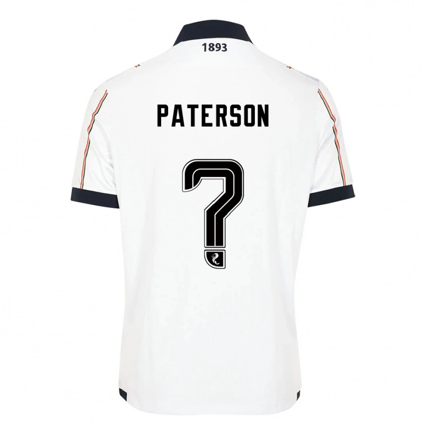Danxen Kinder Sonny Paterson #0 Weiß Marine Rot Auswärtstrikot Trikot 2025/26 T-Shirt Österreich