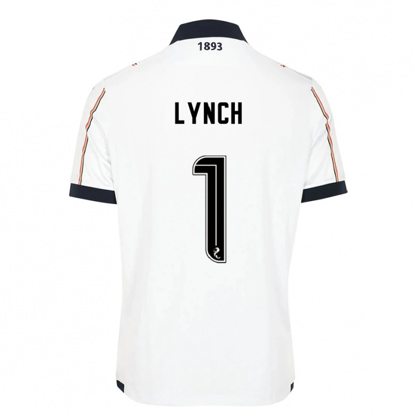 Danxen Kinder Ruaridh Lynch #1 Weiß Marine Rot Auswärtstrikot Trikot 2025/26 T-Shirt Österreich