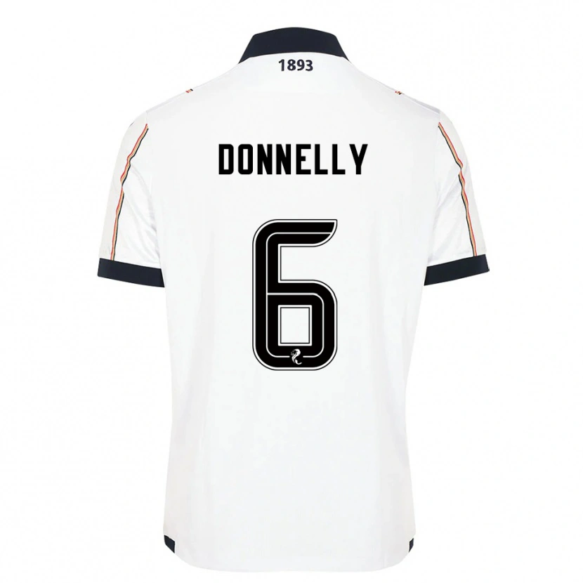 Danxen Kinder Aaron Donnelly #6 Weiß Marine Rot Auswärtstrikot Trikot 2025/26 T-Shirt Österreich