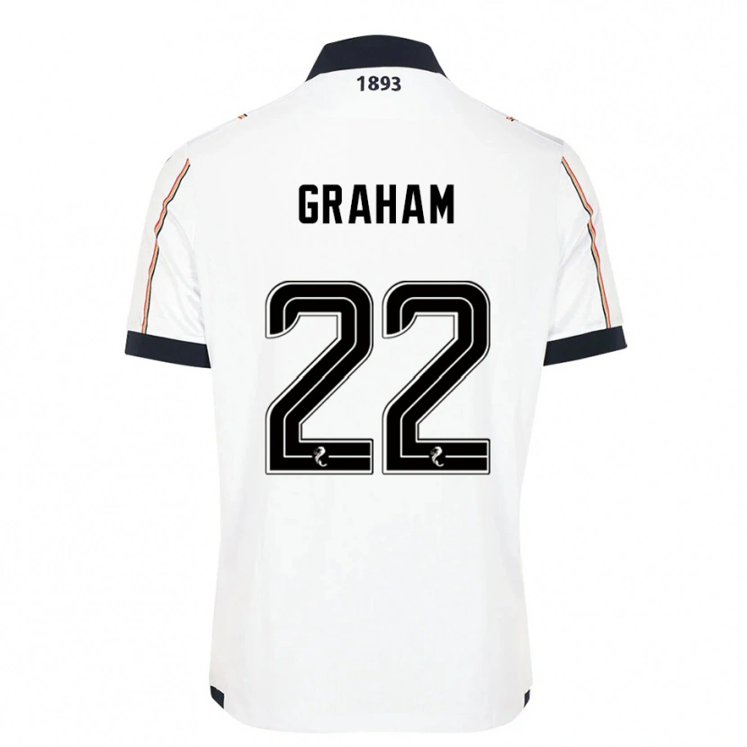 Danxen Kinder Luke Graham #22 Weiß Marine Rot Auswärtstrikot Trikot 2025/26 T-Shirt Österreich