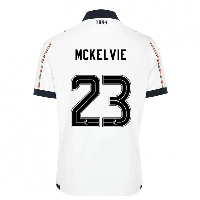 Danxen Kinder Lewis Mckelvie #23 Weiß Marine Rot Auswärtstrikot Trikot 2025/26 T-Shirt Österreich