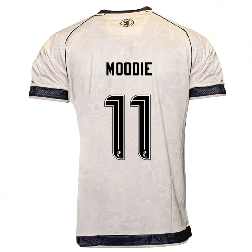 Danxen Kinder Alix Moodie #11 Weiß Schwarz Auswärtstrikot Trikot 2025/26 T-Shirt Österreich