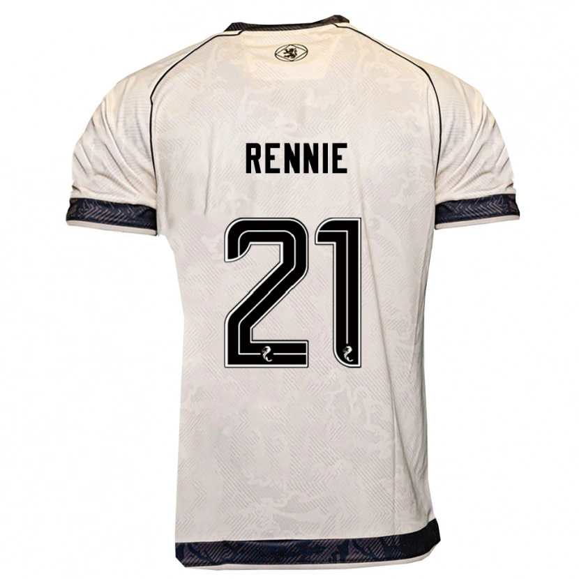 Danxen Kinder Beth Rennie #21 Weiß Schwarz Auswärtstrikot Trikot 2025/26 T-Shirt Österreich
