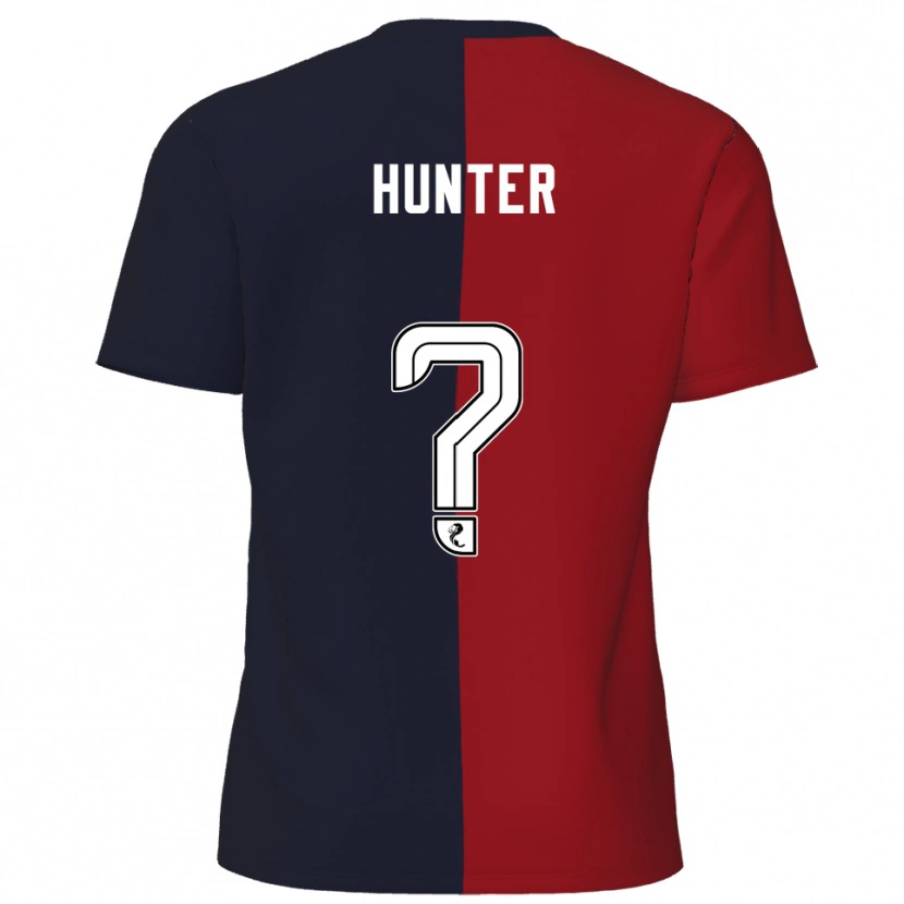 Danxen Kinder Morgan Hunter #0 Rot Marine Auswärtstrikot Trikot 2025/26 T-Shirt Österreich