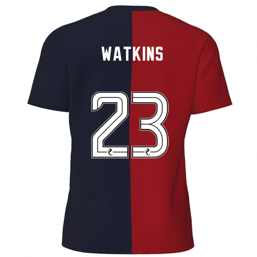 Danxen Kinder Marley Watkins #23 Rot Marine Auswärtstrikot Trikot 2025/26 T-Shirt Österreich