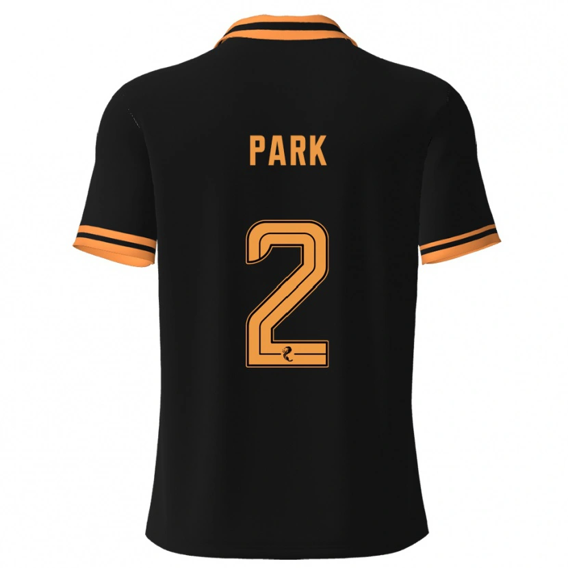 Danxen Kinder Lily Park #2 Schwarz Gelb Auswärtstrikot Trikot 2025/26 T-Shirt Österreich