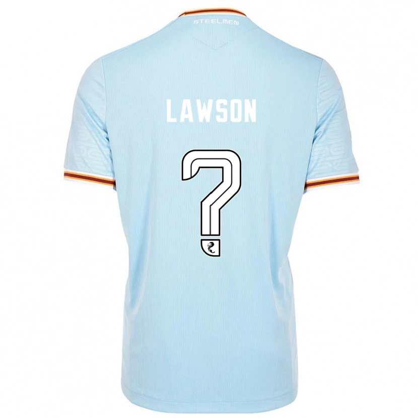 Danxen Kinder Nathan Lawson #0 Himmelblau Auswärtstrikot Trikot 2025/26 T-Shirt Österreich