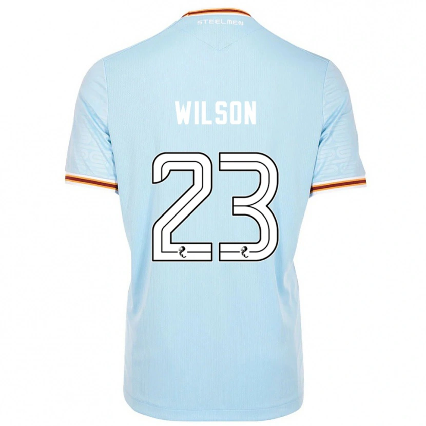 Danxen Kinder Ewan Wilson #23 Himmelblau Auswärtstrikot Trikot 2025/26 T-Shirt Österreich