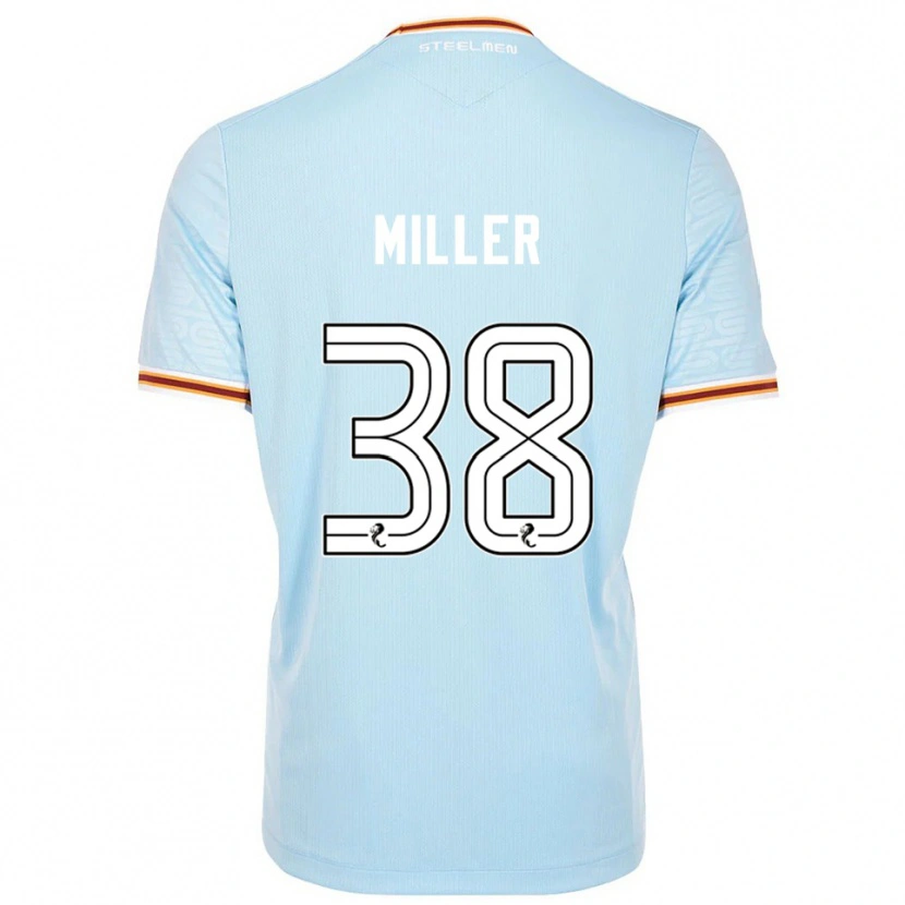 Danxen Kinder Lennon Miller #38 Himmelblau Auswärtstrikot Trikot 2025/26 T-Shirt Österreich