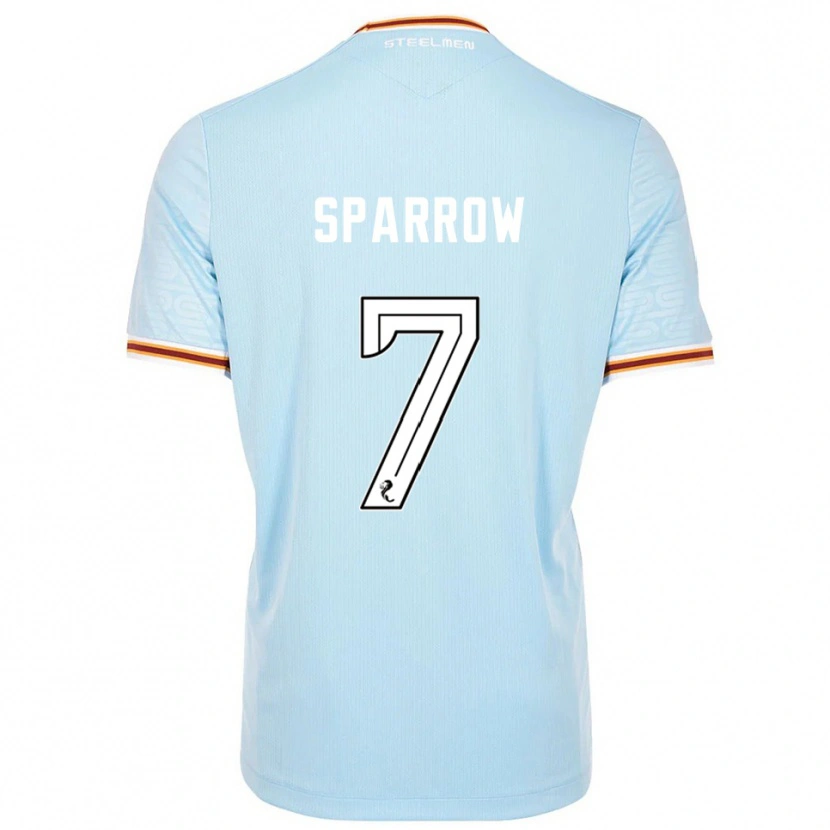 Danxen Kinder Tom Sparrow #7 Himmelblau Auswärtstrikot Trikot 2025/26 T-Shirt Österreich